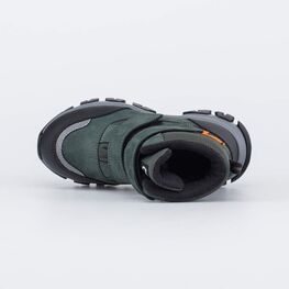 454070-42 Зимние ботинки на липучках Молния для мальчики оливковый фото №4