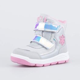 454865-41 Мембранные ботинки для девочки для девочки серебристый