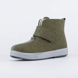 857002-40 Ботинки на липучке оливковый для девочки оливковый