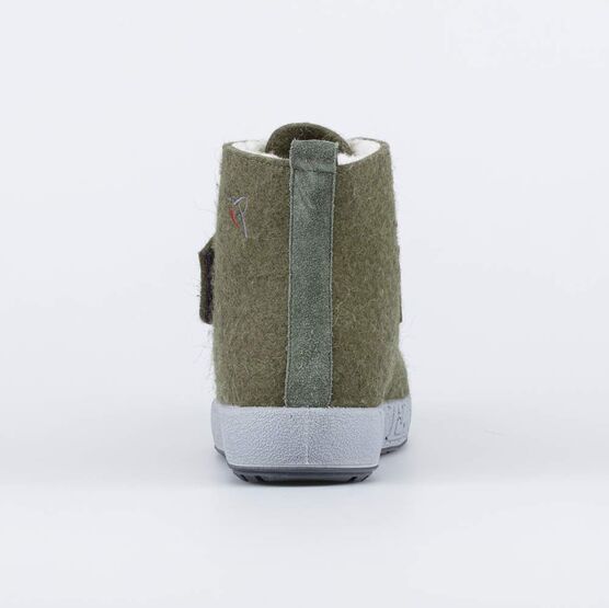 857002-40 Ботинки на липучке оливковый для девочки оливковый фото №5