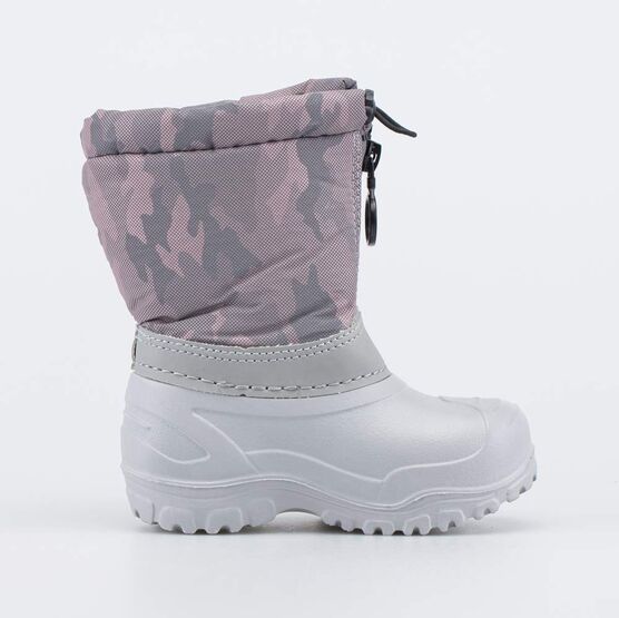 664125-42 Сноубутсы с защитой от снега для девочки серый фото №2
