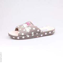 731013-11 Тапочки серые для девочки серый