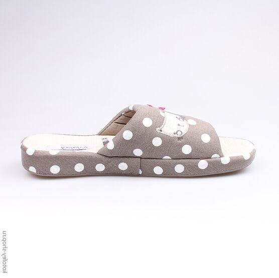 731013-11 Тапочки серые для девочки серый фото №2