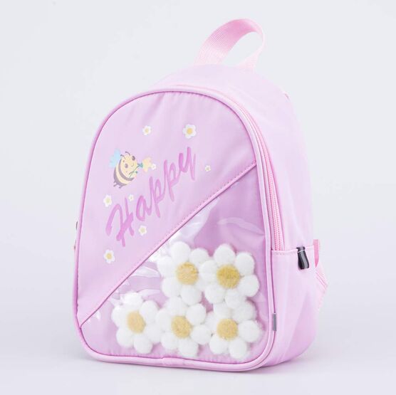 02810299-40 Рюкзак детский Счастливый розовый для девочки розовый фото №2