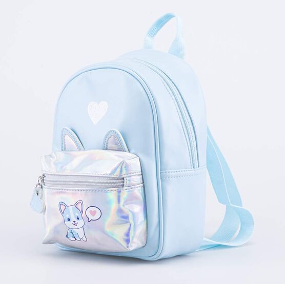 02811281-40 Рюкзак детский голубой для девочки голубой фото №2