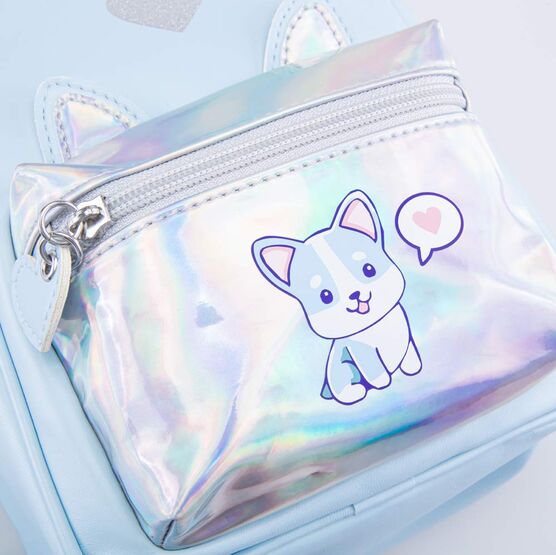 02811281-40 Рюкзак детский голубой для девочки голубой фото №5