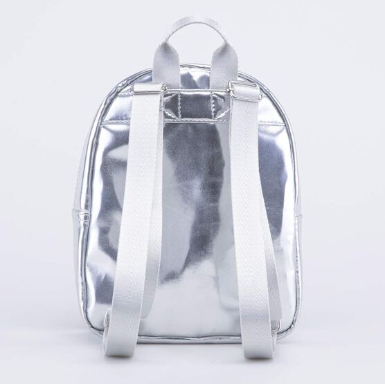 02811290-40 Рюкзак детский Милый котик серебристый для девочки серебристый фото №3