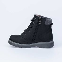 552162-52 Зимние ботинки для мальчика для мальчики черный фото №2
