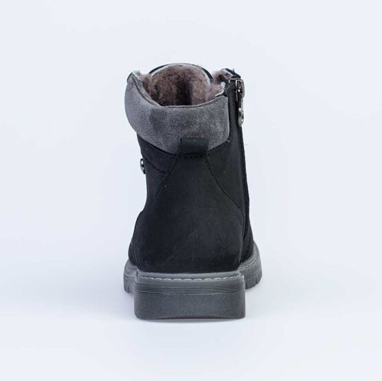 552162-52 Зимние ботинки для мальчика для мальчики черный фото №5
