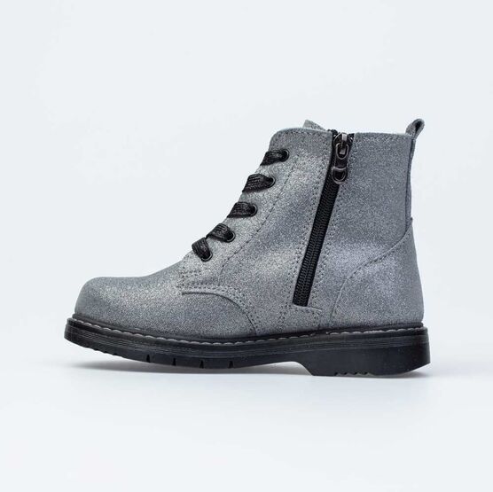 552217-31 Ботинки для девочки серебрист. фото №2