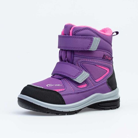 654817-41 Мембранные ботинки для девочки фиолетовый