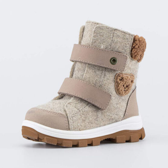 357011-43 Валенки для мальчика Медвежонок для мальчики бежевый