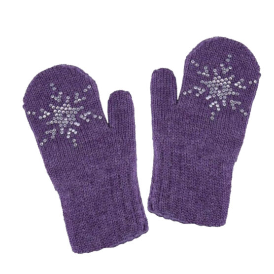 07821165-41 Варежки для девочек черника для девочки фиолетовый