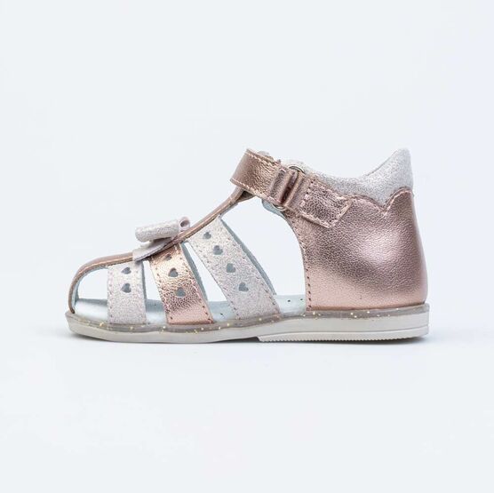 122185-22 Босоножки для девочки бронзовый фото №2