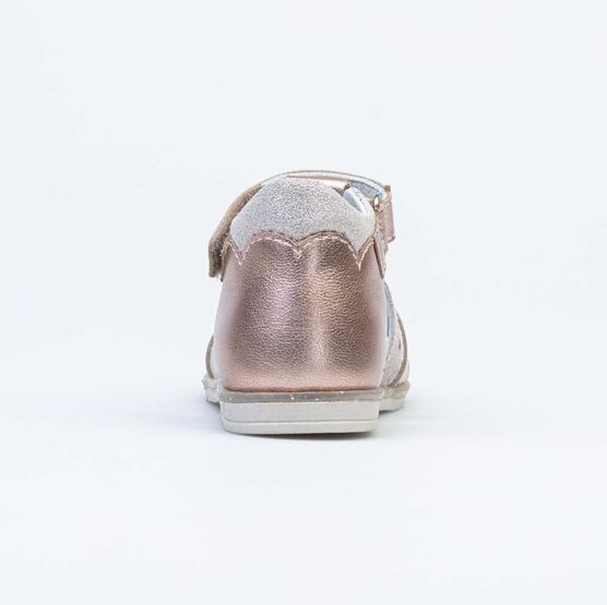 122185-22 Босоножки для девочки бронзовый фото №5