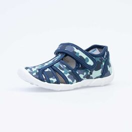 421062-11 Сандалии текстильные для мальчики светло-синий