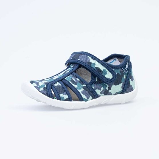 421062-11 Сандалии текстильные для мальчики светло-синий