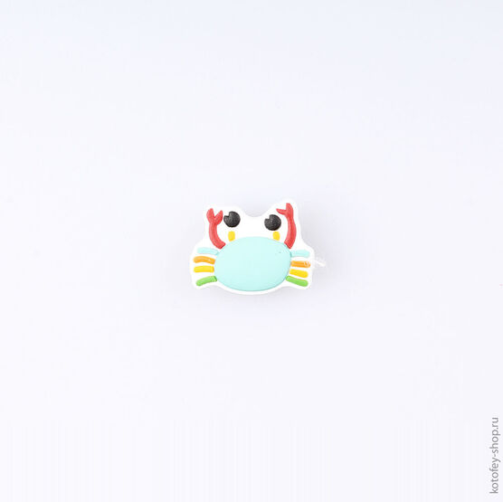 03014002-40 Украшение для обуви Крабик для универсальные разноцветный