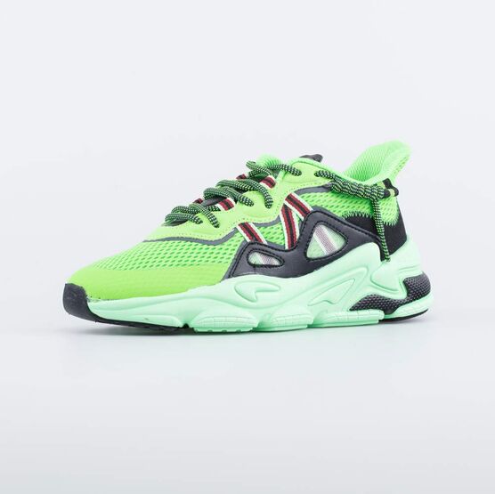 744200-13 Кроссовки на шнурках для мальчики салатовый