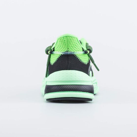 744200-13 Кроссовки на шнурках для мальчики салатовый фото №5