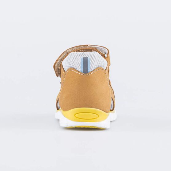 022139-22 Кожаные сандалии для первых шагов для мальчики кор-гол фото №5