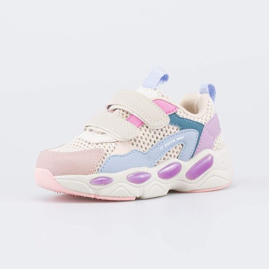 344576-11 Светящиеся кроссовки с LED для девочки для девочки розовый,голубой