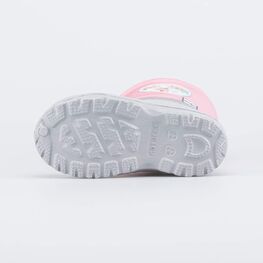 464099-41 Сноубутсы с защитой от снега Три кота для девочки серый + розовый фото №3