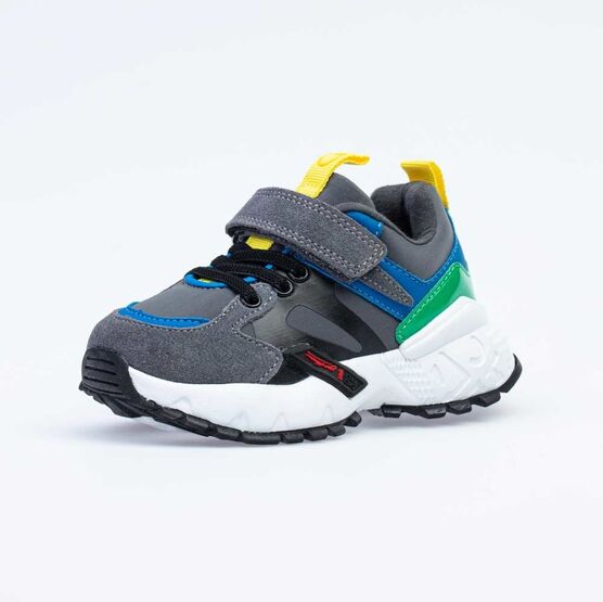 344332-71 Кроссовки для мальчики сер-гол