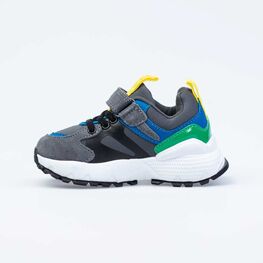 344332-71 Кроссовки для мальчики сер-гол фото №2