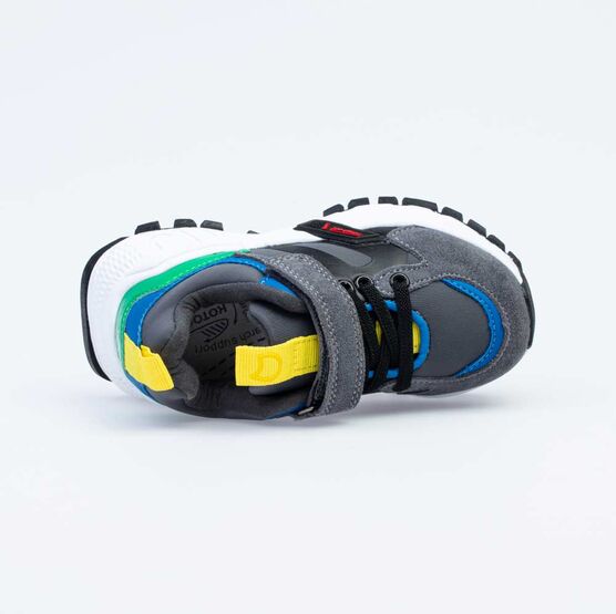 344332-71 Кроссовки для мальчики сер-гол фото №4