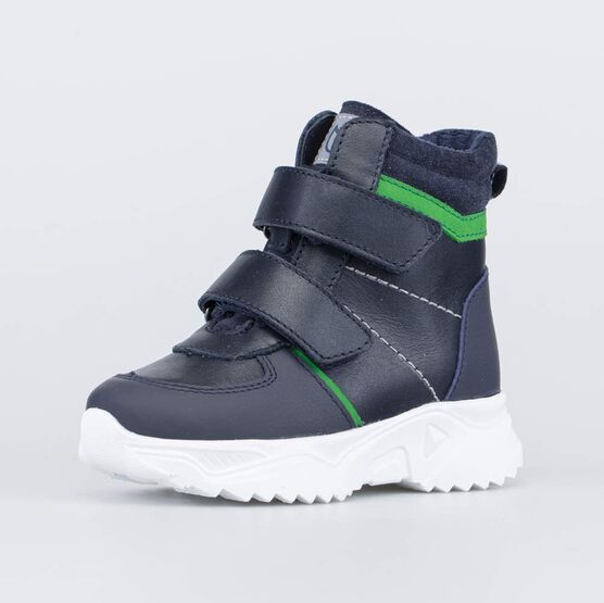 352342-55 Зимние ботинки на липучках для мальчика для мальчики синий