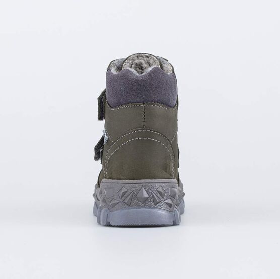 352374-41 Зимние ботинки на липучках для мальчика для мальчики оливковый фото №5