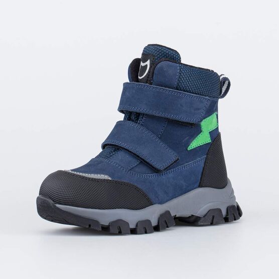 454070-41 Зимние ботинки на липучках Молния для мальчики синий