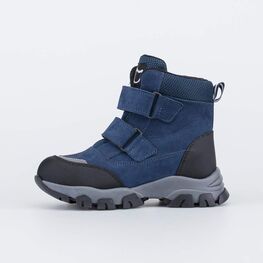 454070-41 Зимние ботинки на липучках Молния для мальчики синий фото №2