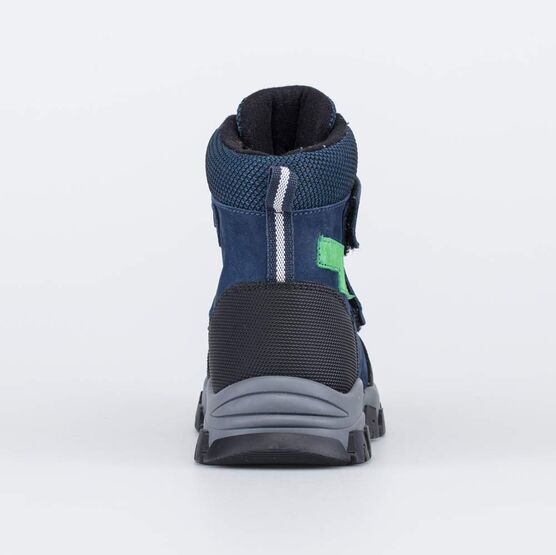 454070-41 Зимние ботинки на липучках Молния для мальчики синий фото №5