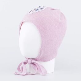 07811664-40 Тонкая шапка на весну/осень Единорог розовый для девочки розовый