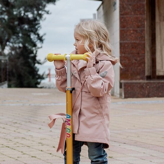 07857016-40 Ветровка для девочки на весну и осень для девочки розовый фото №3