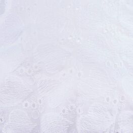 07811707-40 Белая косынка на резинке Сердечки для девочки белый фото №4