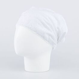 07811707-40 Белая косынка на резинке Сердечки для девочки белый фото №2