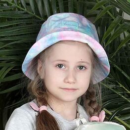 07811717-40 Летняя панама для девочек для девочки разноцветный