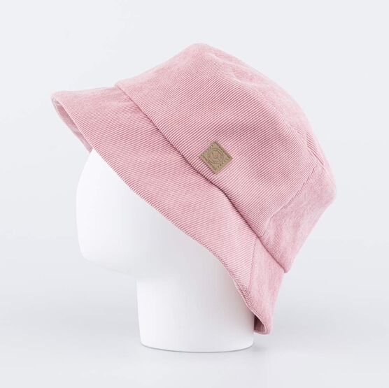 07811718-40 Вельветовая панама-шляпа для девочки для девочки розовый фото №2