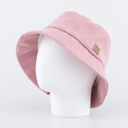 07811718-40 Вельветовая панама-шляпа для девочки для девочки розовый