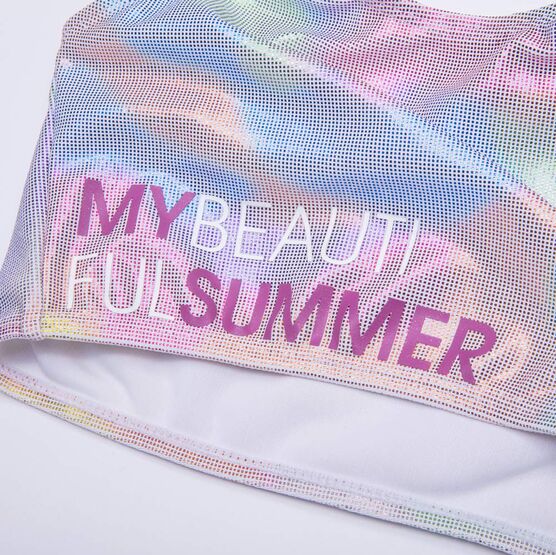 07852013-40 Купальник для девочки Summer для девочки серебристый фото №2