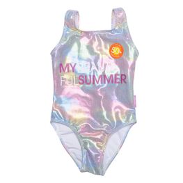 07852013-40 Купальник для девочки Summer для девочки серебристый