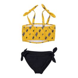 07852023-40 Купальник для девочки Горчичный для девочки горчичный фото №2