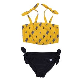 07852023-40 Купальник для девочки Горчичный для девочки горчичный