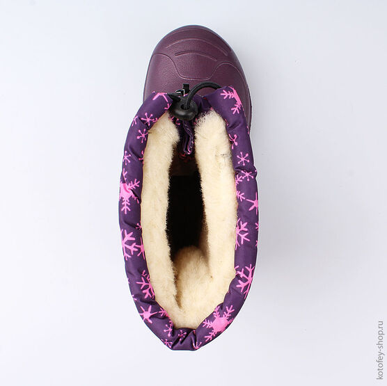 364024-45 Сноубутсы для девочки фиолетовый фото №4