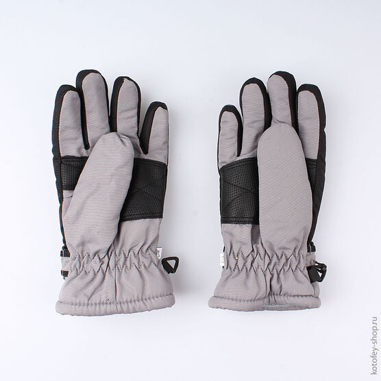 07722056-13 Перчатки детские для мальчики черный фото №2