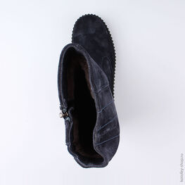 762051-53 Сапожки для девочки светло-синий фото №4