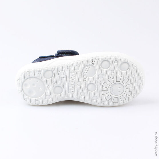 231130-11 Текстильная обувь для девочки светло-синий фото №3
